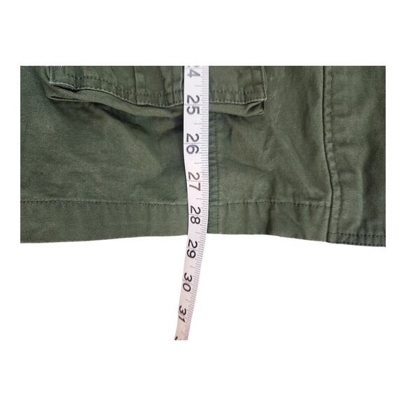 Mark. Floral embroidered green womens jacket sz med 8/10 military style boho - Picture 15 of 16
